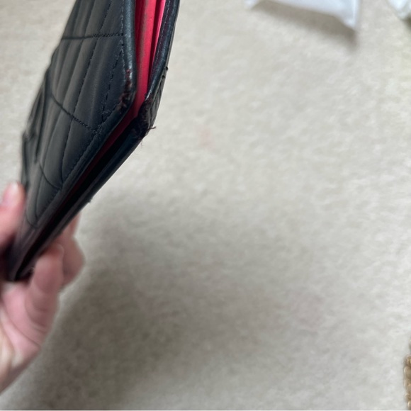 Chanel Cambon black and pink leather wallet with COA - Picture 7 of 15